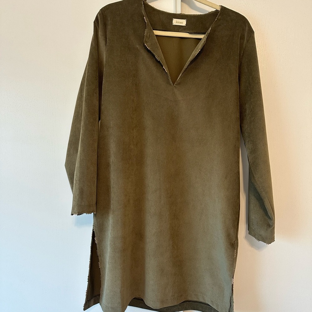 J. Jill Olive Green Tunic Dress